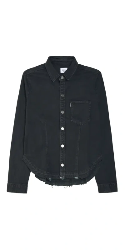 Noend Denim Amaya Denim Shirt In Black