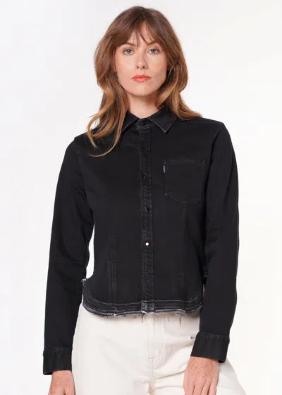 Noend Denim Amaya Denim Shirt In Black