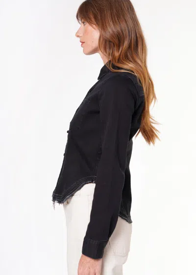 Noend Denim Amaya Denim Shirt In Black
