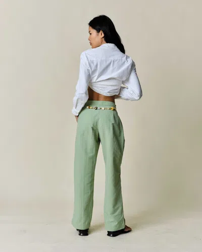 Claudent Anywhere Pant Sage In Green