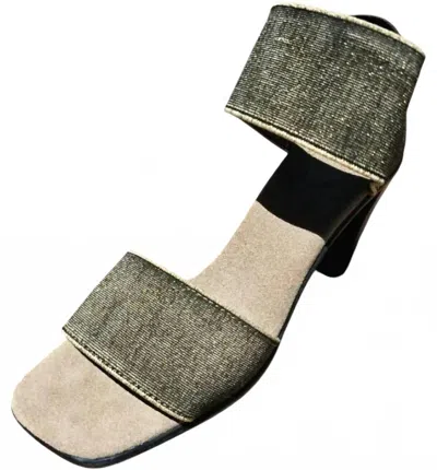 Charleston Shoe Co. Women's Shimmered Heels In Gold In Gold