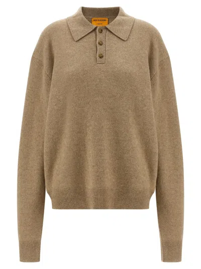 Guest In Residence 'allday' Polo Shirt In Brown