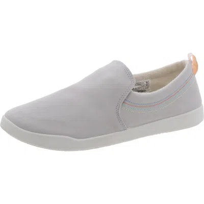 Vionic Beach Marsha Womens Slip On Round Toe Slip-on Sneakers In Gray