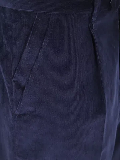 Paul Smith Mens Pleated Trouser In Blue