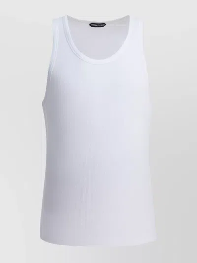 Tom Ford Sleeveless Crewneck T-shirt In Multi