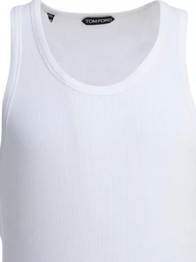 Tom Ford Sleeveless Crewneck T-shirt In Multi