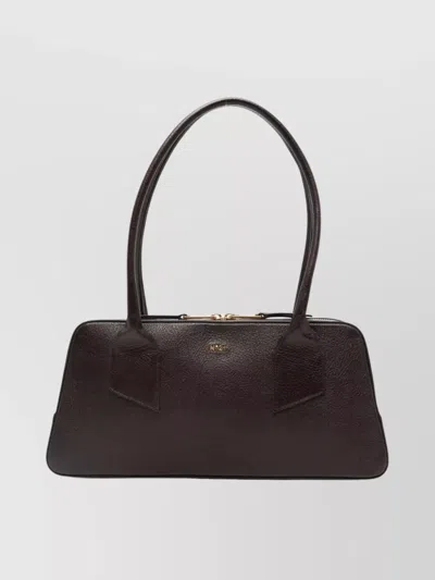 N°21 Rectangular Midi Shoulder Bag With Double Handles In Brown