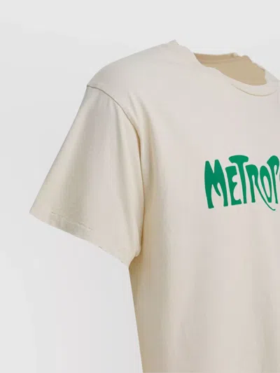 Gallery Dept. Graphic Print Crew Neck Short Sleeve T-shirt In Neutral