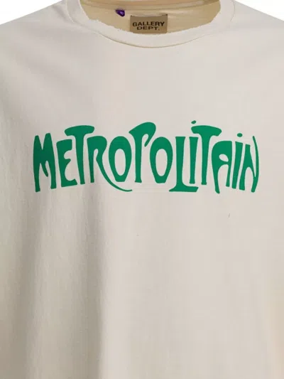 Gallery Dept. Graphic Print Crew Neck Short Sleeve T-shirt In Neutral