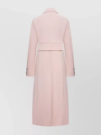 Sportmax Comune Tailored Coat In Pink