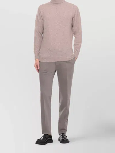 Incotex Tailored Grey Cotton Pants With Versatile Design In Gray