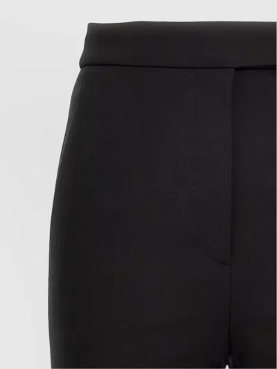 Max Mara Trousers With Button Detail And Pockets In Black