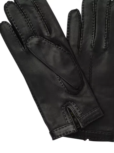 Restelli Wrist Length Soft Texture Stitch Detail Gloves