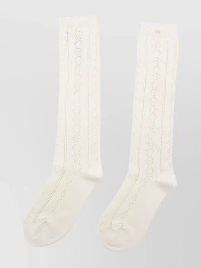 Valentino Calze Socks In White