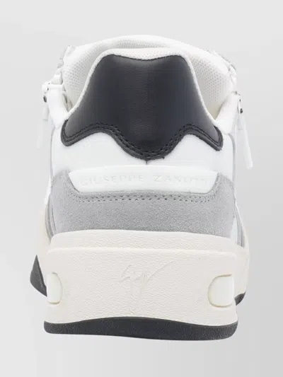 Giuseppe Zanotti Contemporary Low Top Sneakers With Zip Detail In Multi