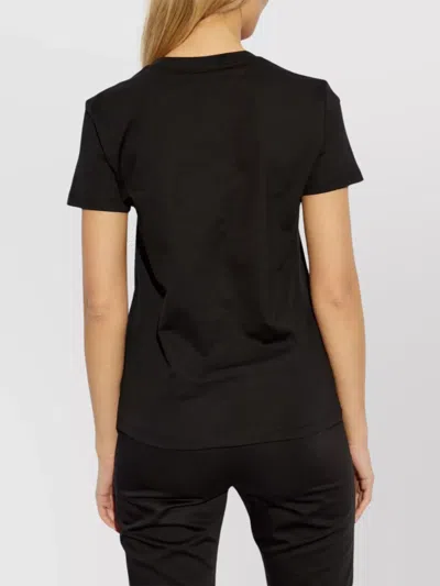 Max Mara Logo T-shirt In Black
