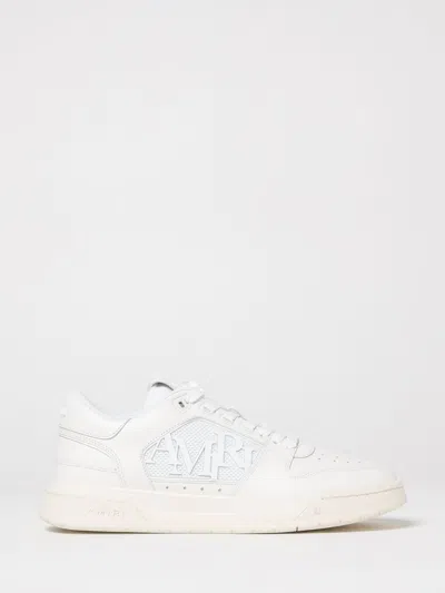 Amiri Logo-embellished Low-top Sneakers In White