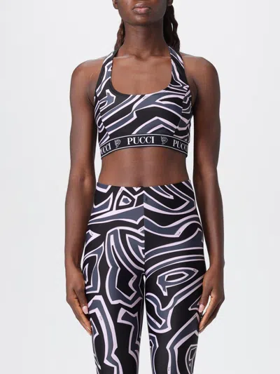 Pucci Geometric Racerback Top For Modern Style In Multi