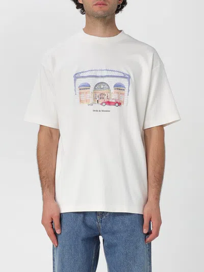 Drôle De Monsieur Short-sleeved T-shirt In White
