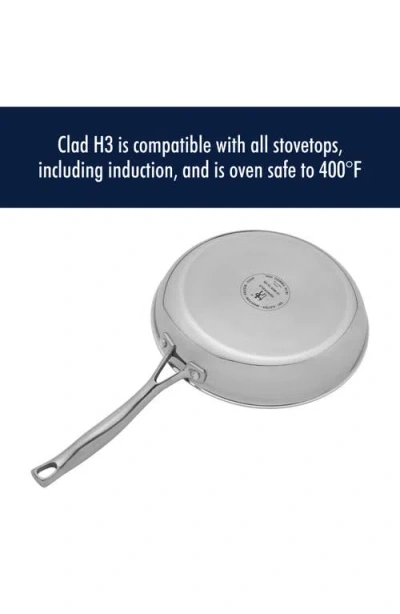 Henckels Cutlery Clad Ceramic Nonstick Pan Set In Silver