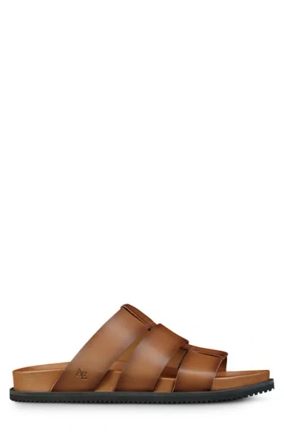 Allen Edmonds Davis Slide Sandal In Animal Print