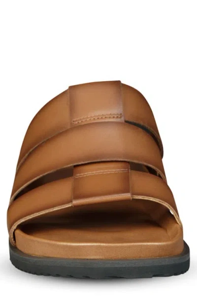 Allen Edmonds Davis Slide Sandal In Animal Print