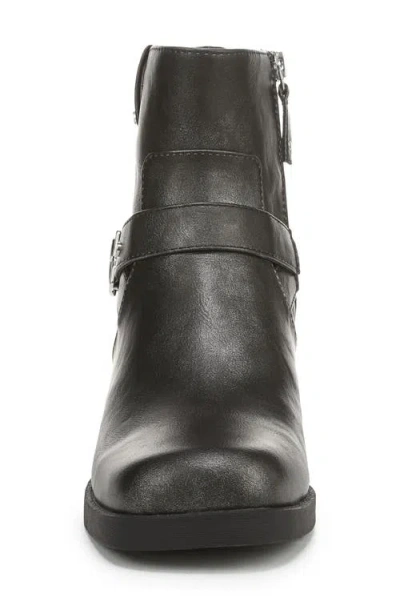 Dr. Scholl's Women's Janis Square Toe Rugged Short Boots In Black