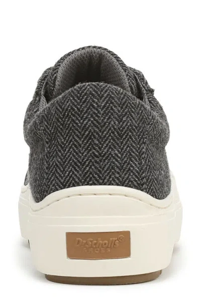 Dr. Scholl's Women's Time Off Lace Up Platform Sneakers In Gray