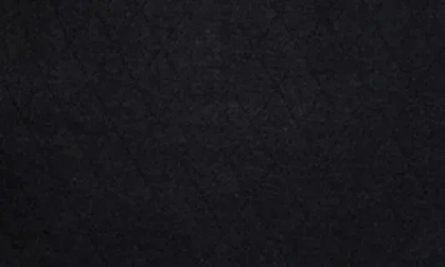 Tailorbyrd Hidden Snap Front Quilted Pullover In Black