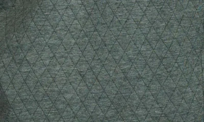 Tailorbyrd Hidden Snap Front Quilted Pullover In Green