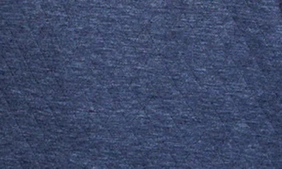 Tailorbyrd Hidden Snap Front Quilted Pullover In Blue