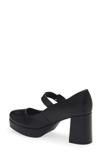 Reaction Kenneth Cole Klair Block Heel Mary Jane In Black