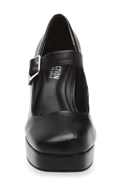 Reaction Kenneth Cole Klair Block Heel Mary Jane In Black