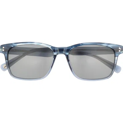 Ted Baker 55mm Polarized Square Sunglasses In Gray