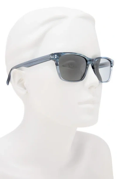 Ted Baker 55mm Polarized Square Sunglasses In Gray