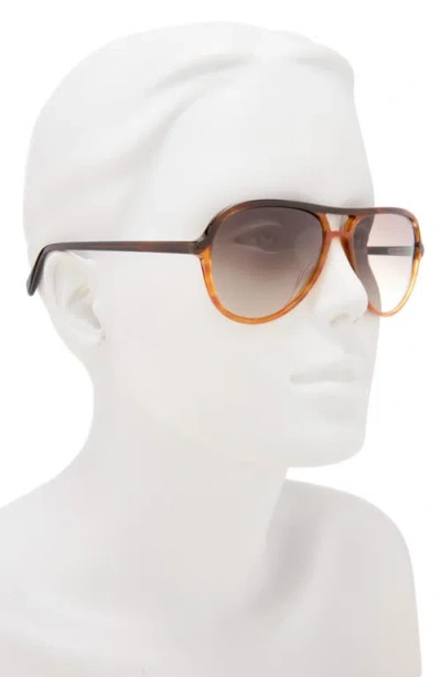 Ted Baker 57mm Gradient Aviator Sunglasses In Multi