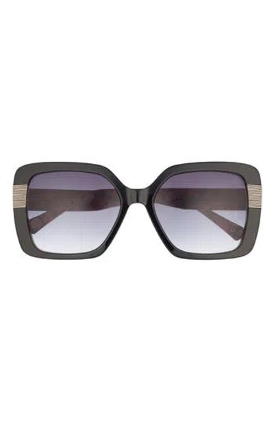 Ted Baker 56mm Gradient Square Sunglasses In Gray