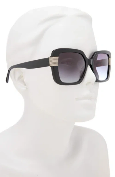 Ted Baker 56mm Gradient Square Sunglasses In Gray
