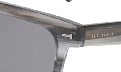 Ted Baker 54mm Polarized Square Sunglasses In Gray