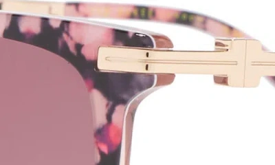 Ted Baker 55mm Gradient Square Sunglasses In Pink