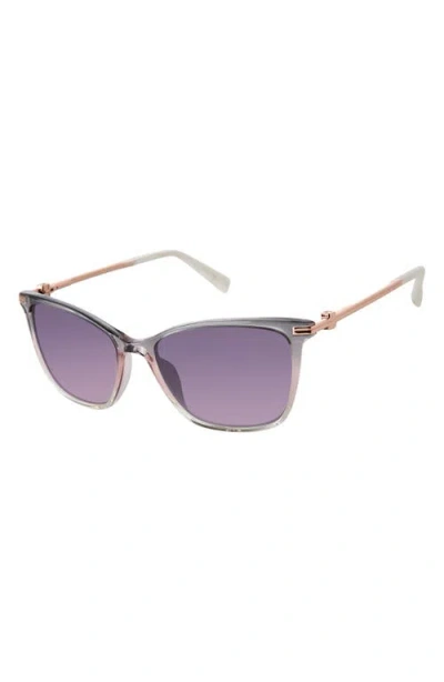 Ted Baker 55mm Gradient Square Sunglasses In Multi