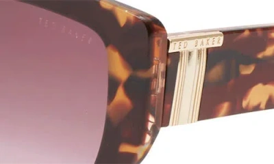 Ted Baker 54mm Gradient Square Sunglasses In Multi