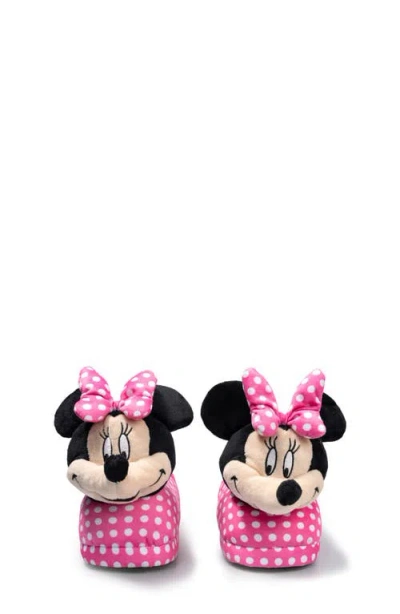 Ground Up Kids' 3d Minnie Mouse Slipper In Pink