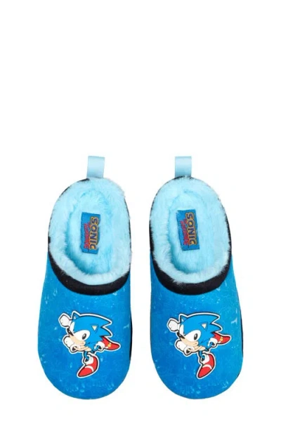 Ground Up Kids' Sonic The Hedgehog Clog Slipper In Blue