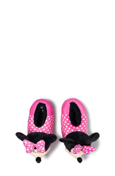 Ground Up Kids' 3d Minnie Mouse Slipper In Pink
