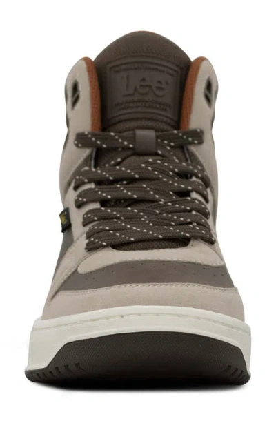Lee Fast Lane Mid Sneaker In Brown
