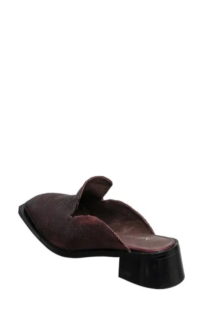 Antelope Harmony Leather Mule In Brown