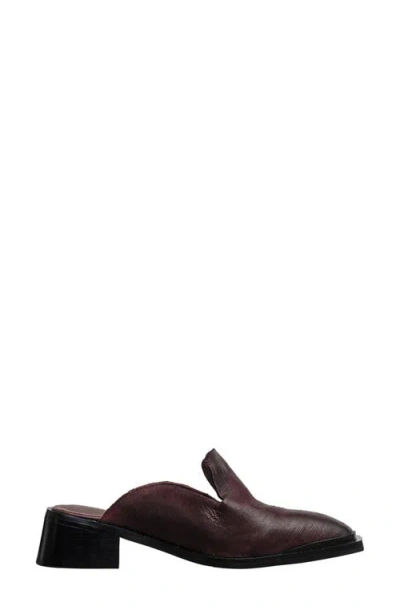 Antelope Harmony Leather Mule In Brown