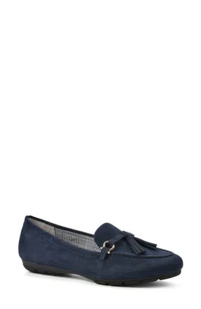 Cliffs By White Mountain Women's Gush Flat Loafer In Blue