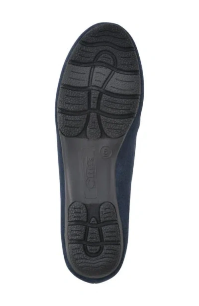 Cliffs By White Mountain Women's Gush Flat Loafer In Blue